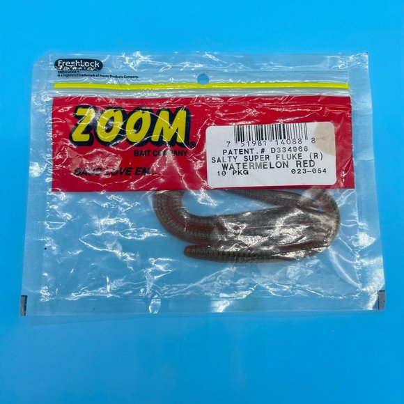 Lot of 7 Packs Assorted Soft Plastic Fishing Lures Worms Zoom Wave Worm - Picture 6 of 8